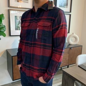 *NEW* Levi's Flannel Plaid Western Button-Down